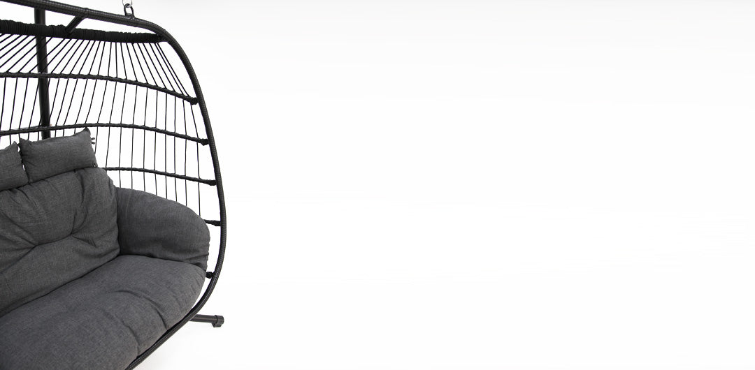 Snug Steel Hanging Chair - Black