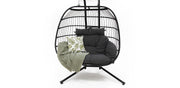 Snug Steel Hanging Chair - Black