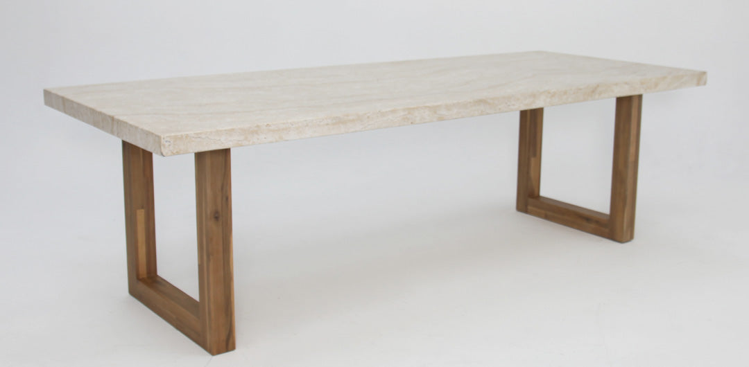 Veltis 250cm Travertine Dining Table