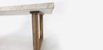 Load image into Gallery viewer, Veltis Albenga 9pc Travertine Dining Setting
