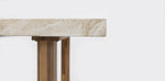 Load image into Gallery viewer, Veltis Albenga 9pc Travertine Dining Setting
