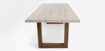 Load image into Gallery viewer, Veltis Albenga 7pc Travertine Dining Setting
