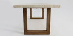 Load image into Gallery viewer, Veltis Albenga 7pc Travertine Dining Setting
