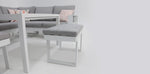 Load image into Gallery viewer, Quaynor Corner Lounge Setting with Footstools - White
