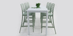 Load image into Gallery viewer, Frankie Remix 7pc Bar Set Armless - White Green
