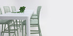 Load image into Gallery viewer, Frankie Remix 7pc Bar Set Armless - White Green
