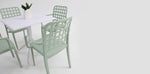 Load image into Gallery viewer, Frankie 5pc Armchair Dining Setting - Green/White
