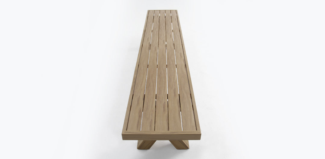 Ravenne 220cm Bench - Natural