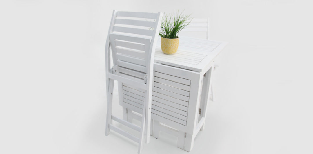 Tea 3pc Setting - White