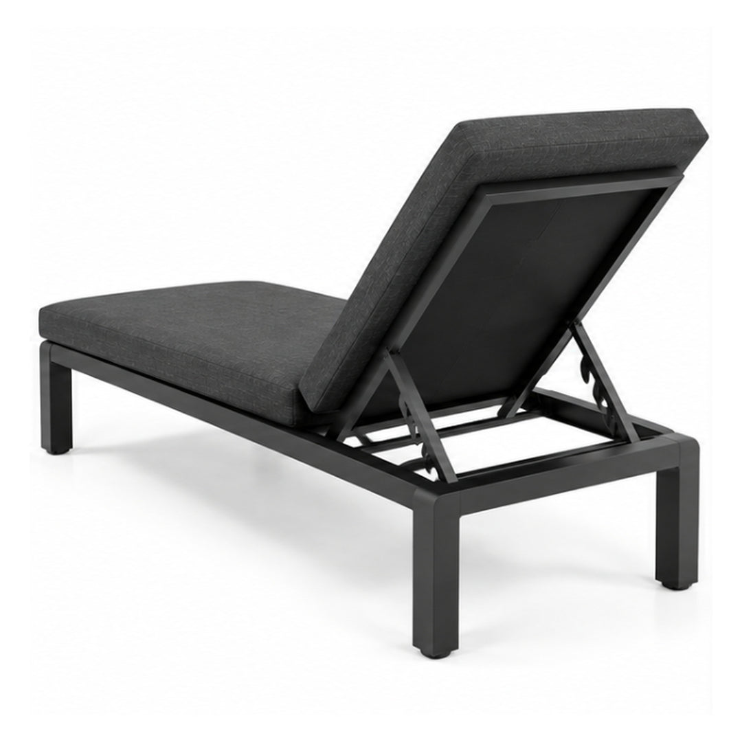 Colorado 2pc Sunlounge Setting - Black