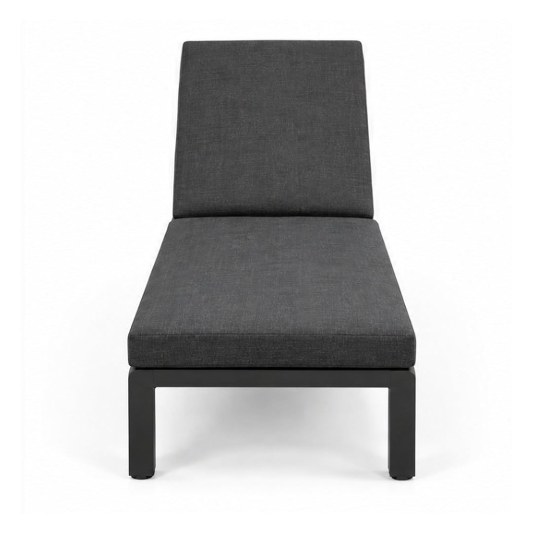 Colorado 2pc Sunlounge Setting - Black