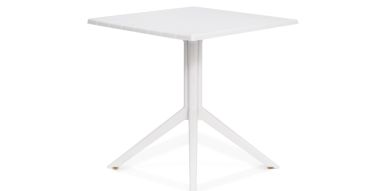 Frankie Resin Dining Table - White