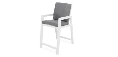 Forster White Bar Chair