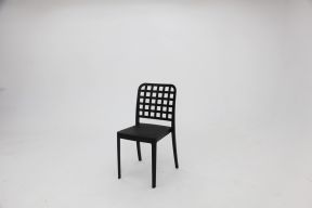 Frankie Resin Dining Chair - Black